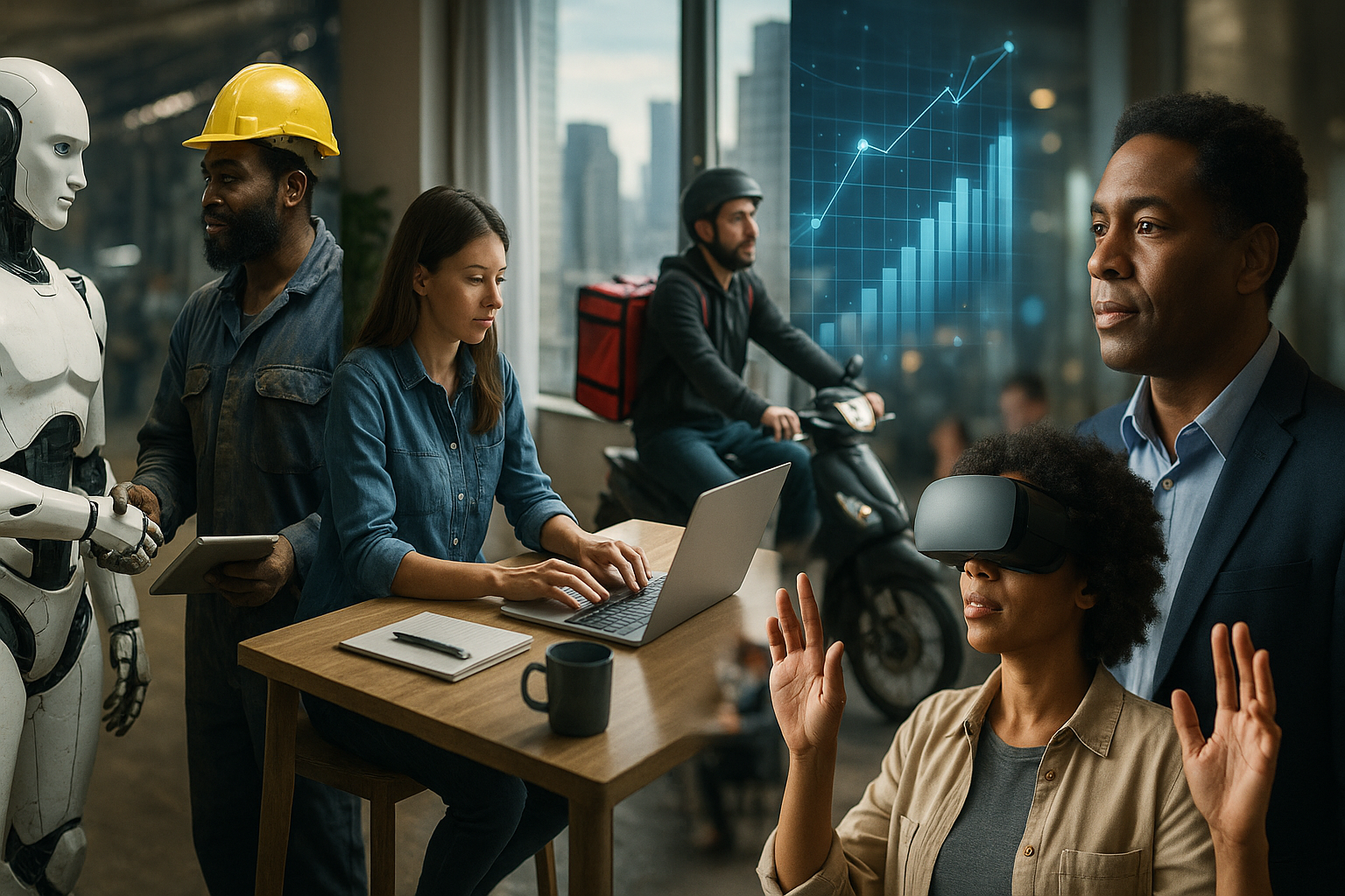 assorted societal and technology trends affecting the labor market in 2025